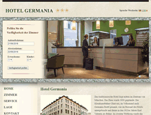 Tablet Screenshot of hotel-germania.net